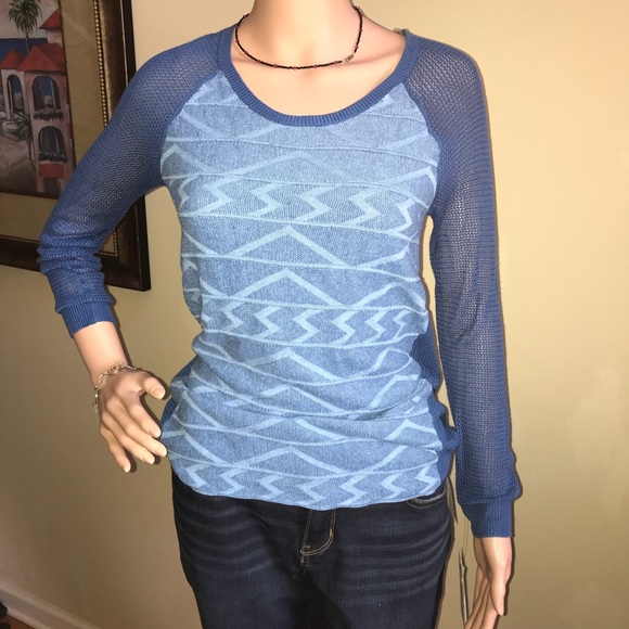 Gianni Bini Tops - GB Blue Top, Size Small, NWT